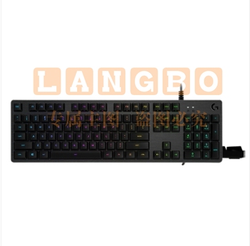 罗技(Logitech) 有线机械键盘 全尺寸 RGB背光机械键盘 L轴 类红轴 G512