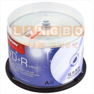 纽曼（Newsmy）炫光系列DVD+R 16速4.7G 空白光盘/光碟/刻录盘 桶装50片