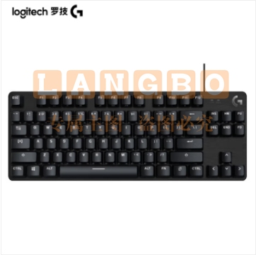 罗技G412 TKL 有线机械键盘 白色背光机械键盘 104键87键可选 便携紧凑T机械轴（类茶轴）