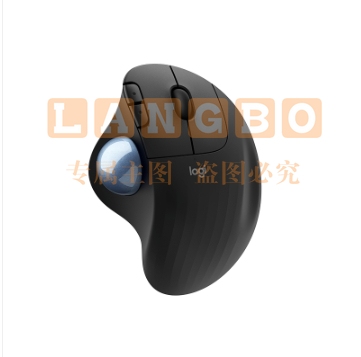 罗技ERGO M575无线轨迹球鼠标 石墨黑/珍珠白 可选