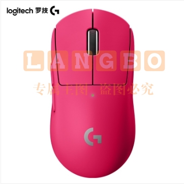 罗技（Logitech）PRO X SUPERLIGHT无线游戏鼠标 GPW2代粉色