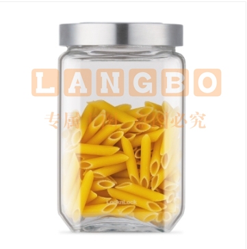 乐扣乐扣（LOCKnLOCK）LLG106 玻璃储物罐密封罐 收纳储物容器 厨房食品储存器皿 1.7L