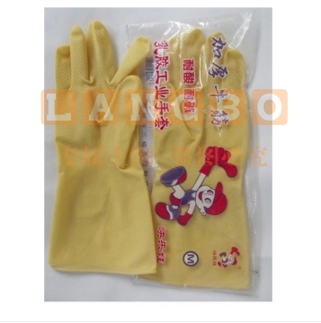 快乐娃 胶皮手套1双 (M和 L号下单请备注】