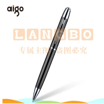 （aigo）笔形录音笔 R6688 16G 智能专业微型高清远距降噪便携 学习会议采访执法取证隐形录音器 黑色（艺元电子@本地化随时上门服务）