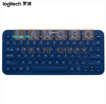 罗技(Logitech)K380 键盘 无线蓝牙键盘 办公键盘 女性 便携 超薄键盘 笔记本键盘 蓝色