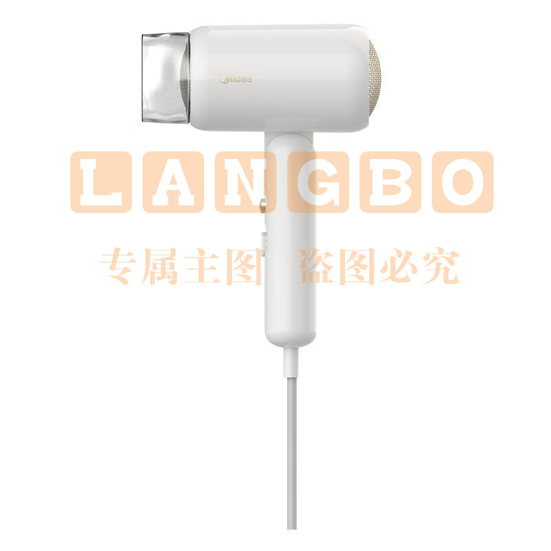 美的吹风机家用便携负离子电吹风恒温速干护发不伤发可折叠大功率大风力吹风筒学生宿舍 【1400W速干】负离子护发AJ0604