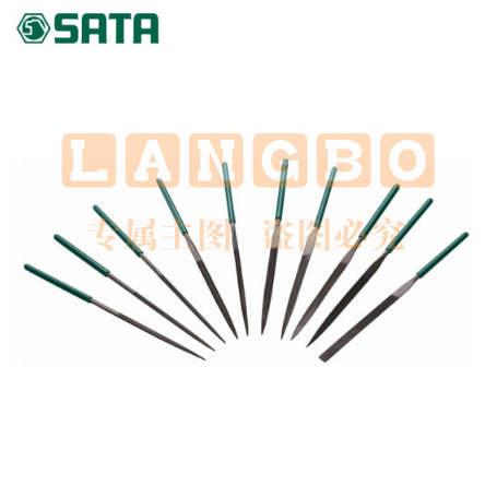 世达(SATA)10件套什锦锉3x140MM/10件套小锉刀钢锉组合套装 03801
