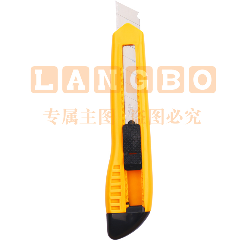 得力(deli) 锋利自锁美工刀壁纸刀裁纸刀地毯刀15刀头金属壁纸刀墙裁纸刀片重型工业用工具刀 DL004 美工刀