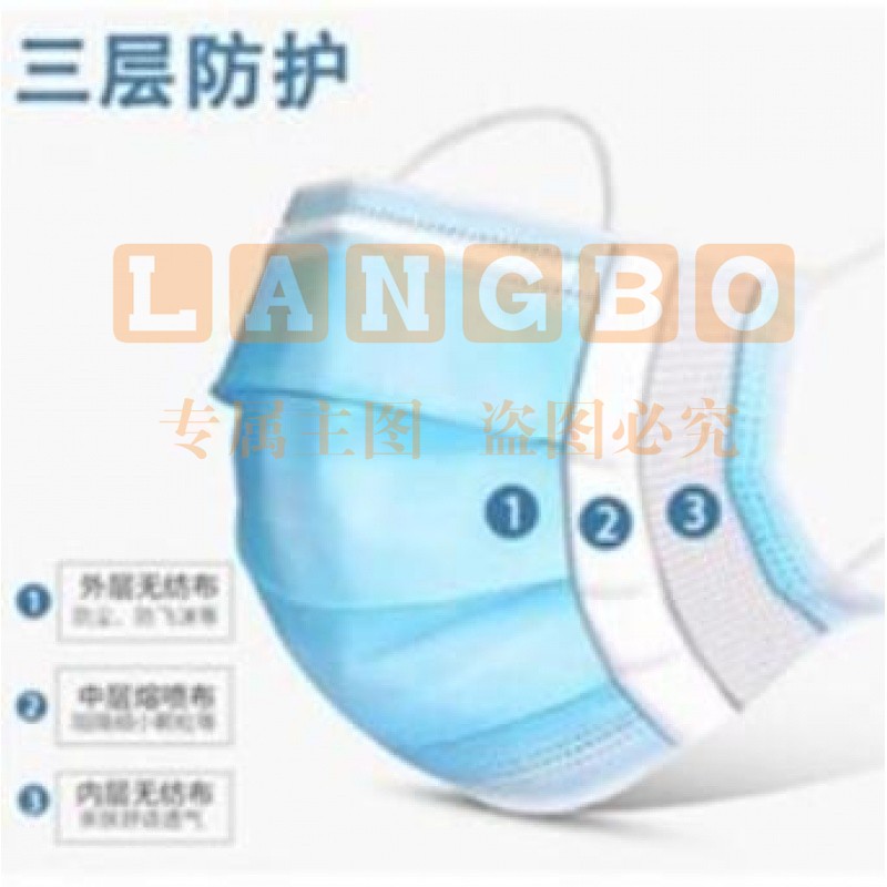 口罩  双层加厚  独立包装50个起售