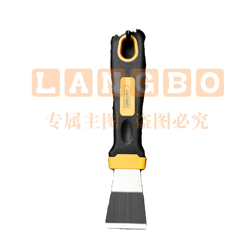 得力工具DL366002不锈钢油灰刀铲刀刮污去油污刮腻子地板墙皮瓷砖