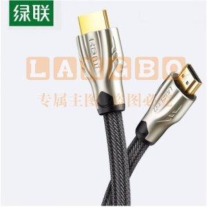 绿联 UGREEN 11195 HDMI高清线2.0版 HD102 3D信号音视频线 4K数字高清线 圆线 10米