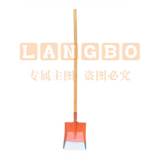 WEIYANG卫洋 方型铁锹 011 铁锨铁铲木柄1.2米 锰钢淬火 推雪铲子大号含柄