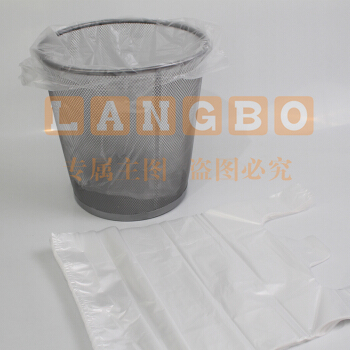 白色垃圾袋 背心式纸篓垃圾袋 手提30X55(40) 只 包