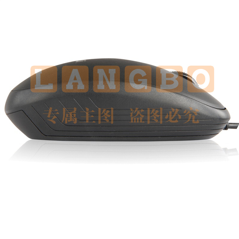得力(deli) 3715 USB有线鼠标 光感灵敏办公鼠标 即插即用 经典雅黑.