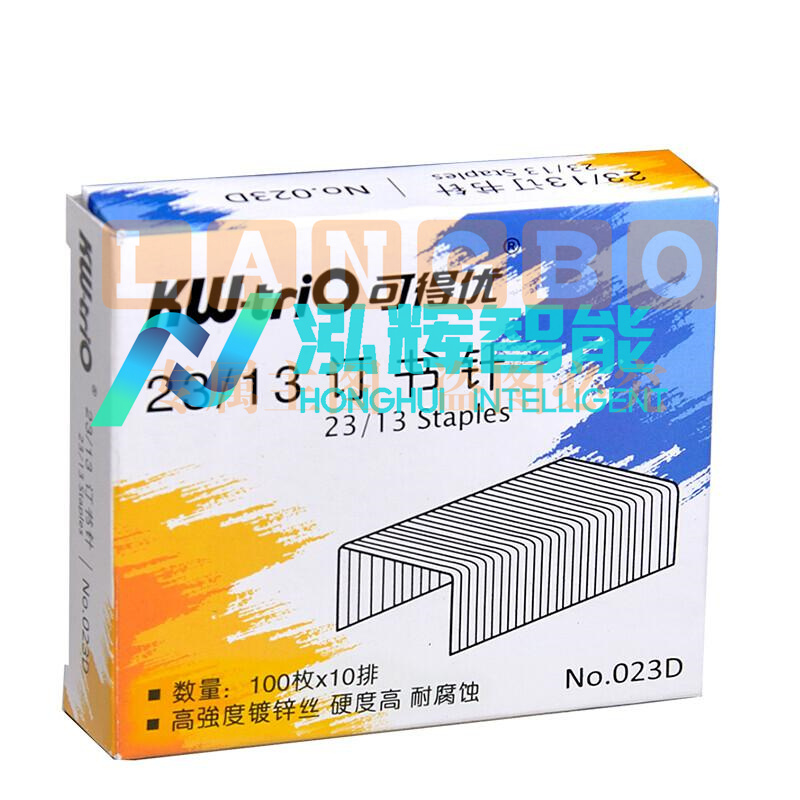 可得优(KW-triO)023D 23/13重型订书钉(单位：盒)