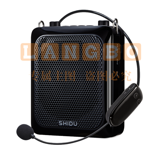 十度 S28小扩音器教师用 无线小蜜蜂扩音器喇叭 蓝牙款(经典黑 天空蓝 玫瑰红三色可选)