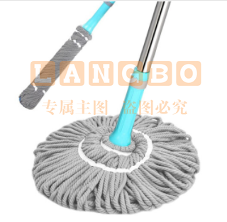 拧水纤维拖把 自拧水拖把 家庭办公室食堂用拖把 颜色随机 AJDXC