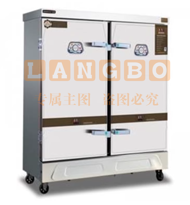 美厨蒸饭车MCKZ-HS24双门24盘竖盘 蒸饭柜蒸米饭馒头 豪华型蒸箱电蒸柜