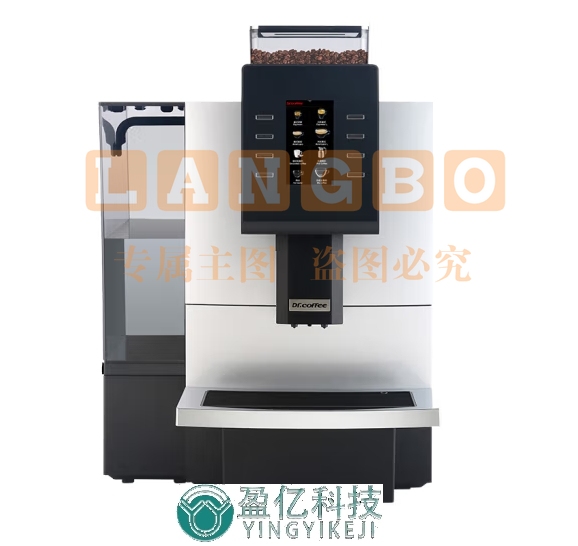  Dr.coffee咖博士F09全自动意式浓缩咖啡机触屏一键磨豆商用咖啡机自动清洗家用美式咖啡机 F09-BIG银色 