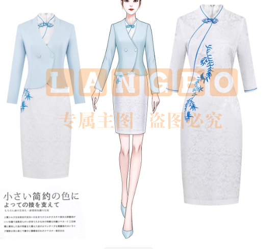 新中式旗袍连衣裙