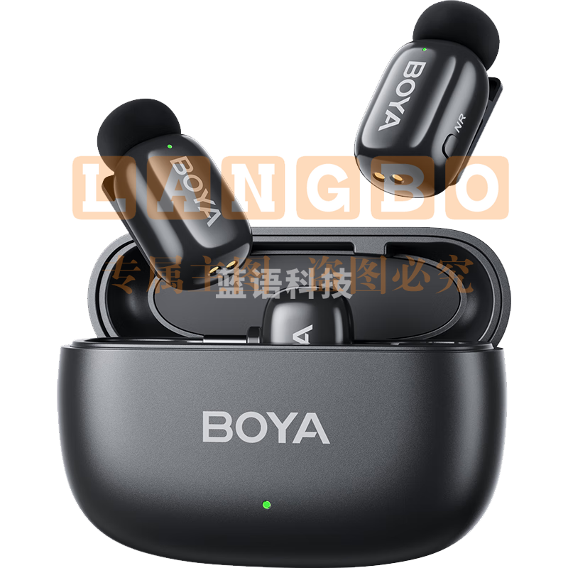 BOYA mini博雅迷你无线领夹麦克风收音麦 手机直播户外采访vlog短视频收音小蜜蜂降噪麦克风 Type-C版