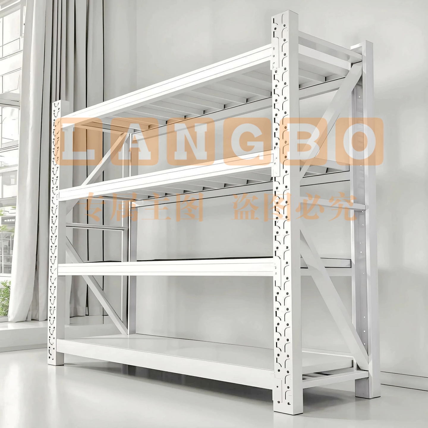 货架多层置物架储物间家庭货物架快递仓储重型仓库超强承重铁架子