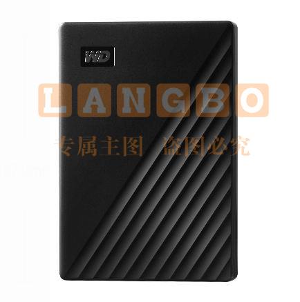 西部数据(WD) 4TB 移动硬盘 USB3.0 My Passport随行版 2.5英寸 黑色 机械硬盘 便携存储 自动备份 兼容Mac(WDBPKJ0040BBK)