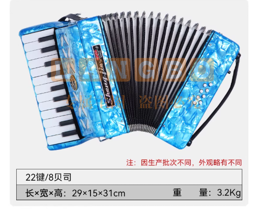 圣杰SJ-2000 手风琴8贝斯22键